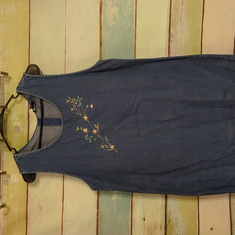 Blue J. Denim Sleeveless Dress